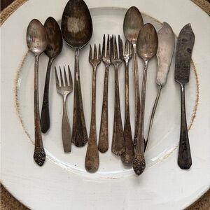 Vintage Silverware Set